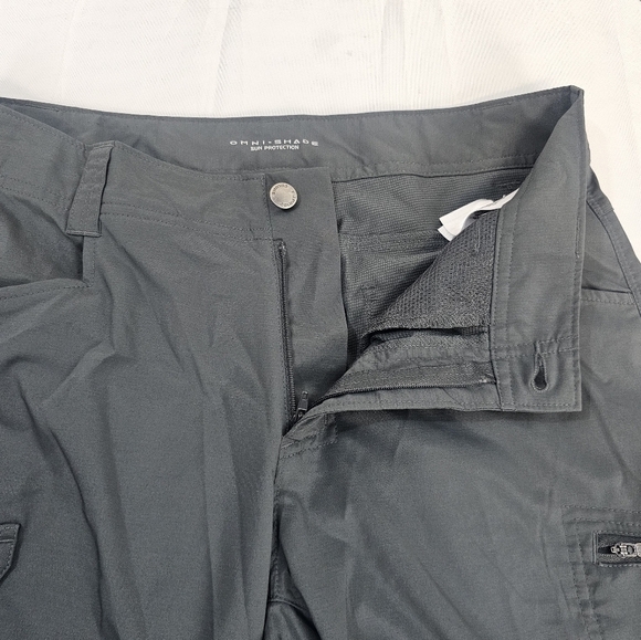 Columbia Omni-Shade Convertible Hiking Pants Men’s 30x36 Gray UPF Sun Protection - Picture 8 of 12